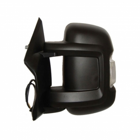 Acessar a peça Espelho retrovisor elétrico esquerdo, convexo, aquecido, com pisca (8 pinos) (braço curto)