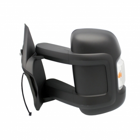 Acessar a peça Espelho retrovisor elétrico esquerdo, convexo, aquecido, com pisca, sonda (10 pinos) (braço longo)