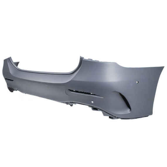 Acessar a peça Para-choques traseiro preparado, com tampa de gancho, com orifícios sensores, park assist (Mod AMG)