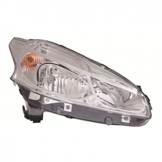 Acessar a peça Farol elétrico direito, luz diurna, H7+H7