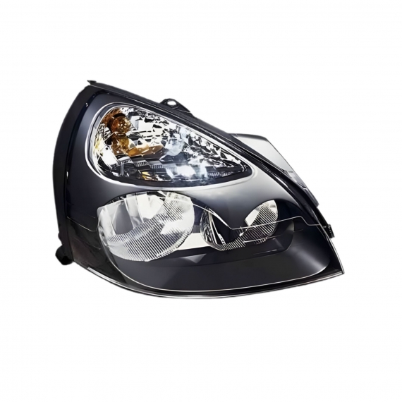 Acessar a peça Farol elétrico direito, preto, H1+H7