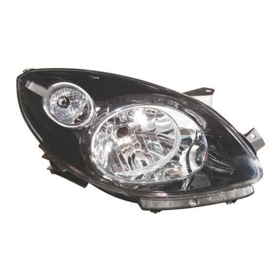 Acessar a peça Farol elétrico direito, preto, H4