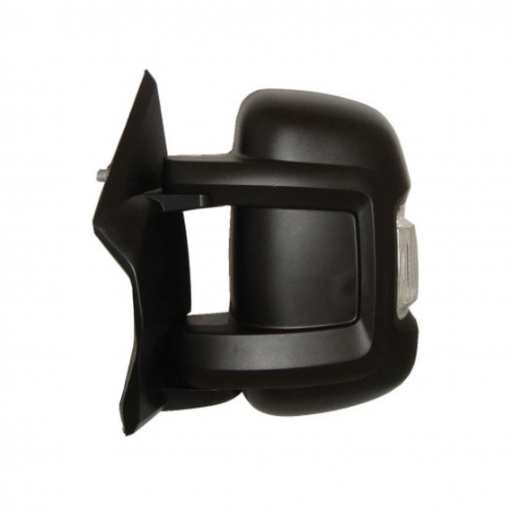 Acessar a peça Espelho retrovisor manual esquerdo, convexo, com pisca (2 pinos) (braço curto)