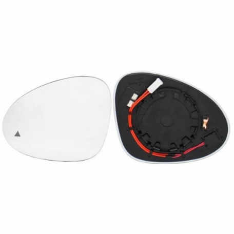 Acessar a peça Vidro + suporte do espelho retrovisor esquerdo, convexo, aquecido, side (2 pinos)