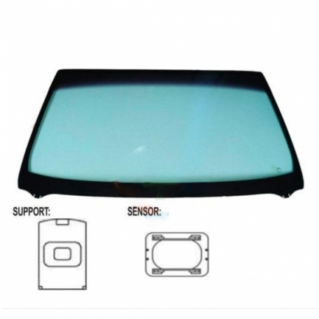 Acessar a peça Para-brisas reflectante serigrafia modificada base espelho sensor chuva/luz janela 2003->