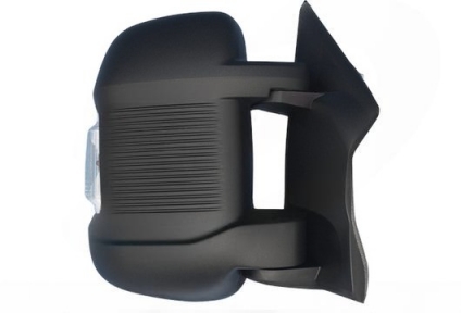 Acessar a peça Espelho retrovisor direito elétrico, convexo, aquecido, com pisca, gravado, rebatível eletricamente. Braço curto