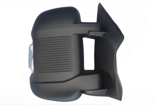 Acessar a peça Espelho retrovisor direito elétrico, convexo, aquecido, com pisca, gravado, antena digital e rebatível eletricamente. Braço curto