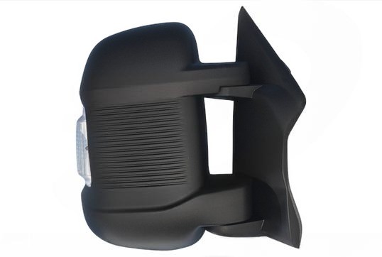 Acessar a peça Espelho retrovisor elétrico do lado direito, com pisca, convexo, aquecido, gravado, antena digital e vidro de ângulo morto. Braço curto