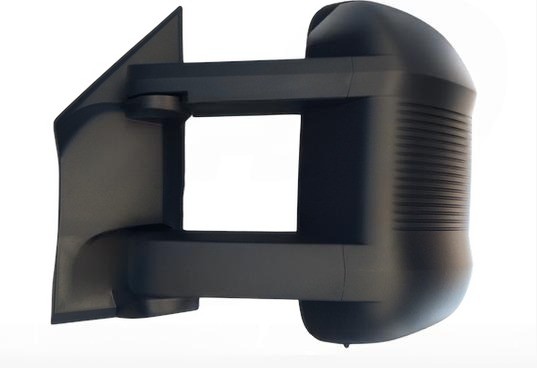 Acessar a peça Espelho retrovisor elétrico do lado esquerdo, convexo, aquecido, com pisca, gravado, sensor e espelho de ângulo morto manual. Braço longo