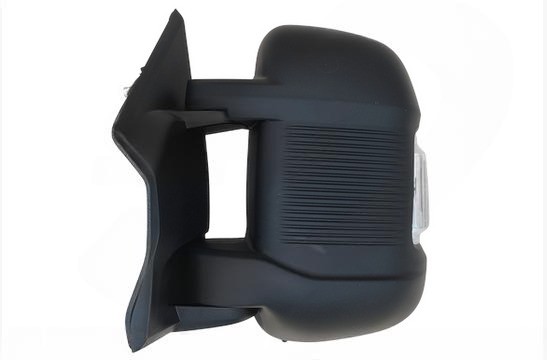 Acessar a peça Espelho retrovisor elétrico esquerdo, com pisca, convexo, aquecido, gravado, sensor e janela de ângulo morto. Braço curto